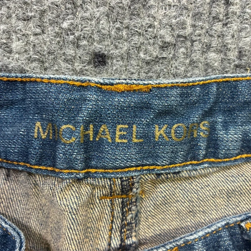 Michael Kors Womens Bootcut‎ Jeans Size 10 Medium Wash Stretch Denim Low Rise